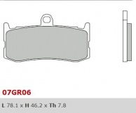 Brzdové destičky Brembo MOTO